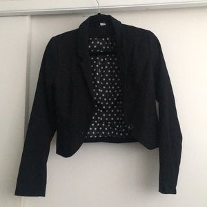 HM black blazer